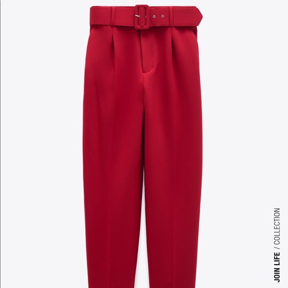 Zara high waisted belted pants - Picture 12 of 16